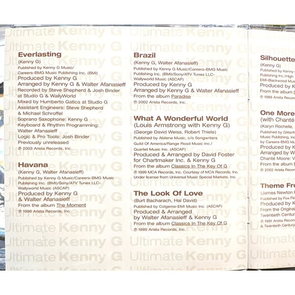 Ultimate Kenny G CD - Picture 5 of 12